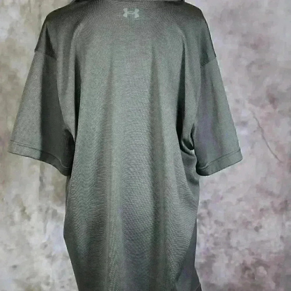 Under Armour Men's XXL Short Sleeve Polo/Golf Shirt collared  closure Grey/gray - Picture 5 of 10